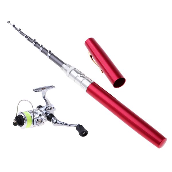 portable pocket pen fishing rod reel wheel kit 1.4m mini pole spinning fishing reel combo for travel boat winter ice fishing
portable pocket pen fishing rod reel wheel kit 1.4m mini pole spinning fishing reel combo for travel boat winter ice fishing