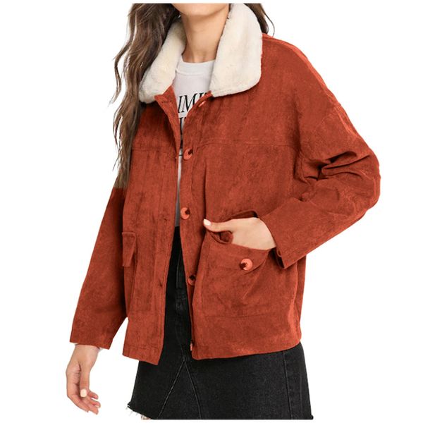 lncdis 2019 new arrival women's winter fashion pure corduroy neck long sleeve jacket turn-down fur collar coat f1, Black;brown
lncdis 2019 new arrival women's winter fashion pure corduroy neck long sleeve jacket turn-down fur collar coat f1, Black;brown