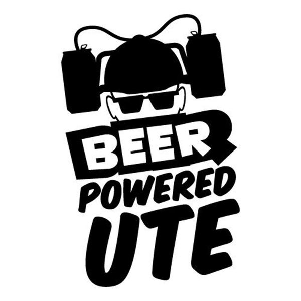 15*9.8cm beer powered ute sticker decal motorcycle suvs bumper car window lapcar stylings
15*9.8cm beer powered ute sticker decal motorcycle suvs bumper car window lapcar stylings