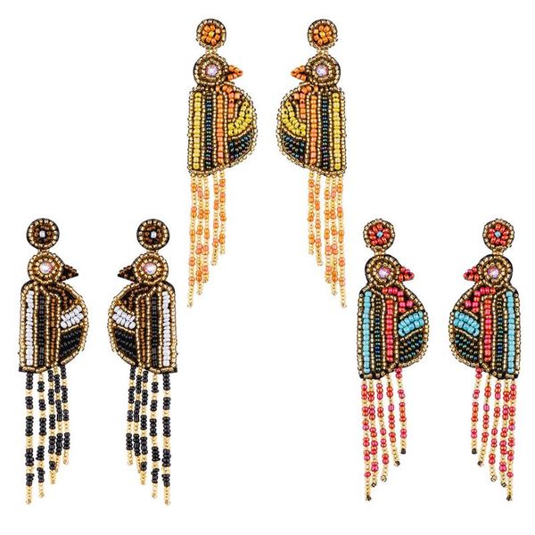 beads bird earrings dangle earrings manual pendant jewellery gift for woman girl n58f, Silver
beads bird earrings dangle earrings manual pendant jewellery gift for woman girl n58f, Silver