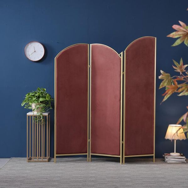openwork screen metal nordic room dividers partition mobile folding simple double-sided office decoration small house
openwork screen metal nordic room dividers partition mobile folding simple double-sided office decoration small house