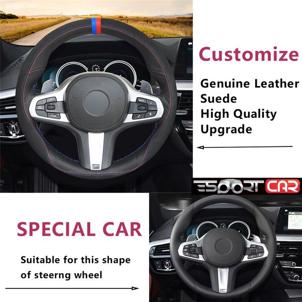 new black genuine leather suede car steering wheel cover for m sport g30 g31 g32 g20 g21 g14 g15 g16 x3 g01 x4 g02 x5 g05
new black genuine leather suede car steering wheel cover for m sport g30 g31 g32 g20 g21 g14 g15 g16 x3 g01 x4 g02 x5 g05