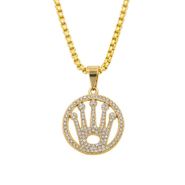 2020 designer necklace explosion model alloy crown pendant diamond necklace long section european and american fashion jewelry peng dan, Black
2020 designer necklace explosion model alloy crown pendant diamond necklace long section european and american fashion jewelry peng dan, Black