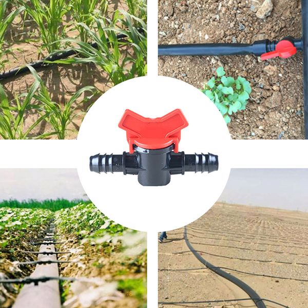 4 pieces drip irrigation switch valve barbed valve tube fitting garden switch hose connectors
4 pieces drip irrigation switch valve barbed valve tube fitting garden switch hose connectors