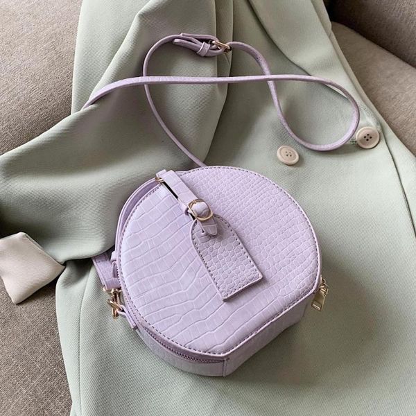 round mini pu leather crossbody bag for women 2020 summer new simple style solid color shoulder handbags female cross body bag
round mini pu leather crossbody bag for women 2020 summer new simple style solid color shoulder handbags female cross body bag