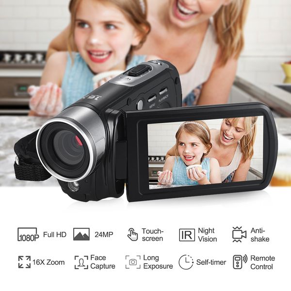 andoer hd-460s 1080p fhd 24m digital video camera camcorder dv ir night vision 16x zoom anti-shake face detect remote control
andoer hd-460s 1080p fhd 24m digital video camera camcorder dv ir night vision 16x zoom anti-shake face detect remote control