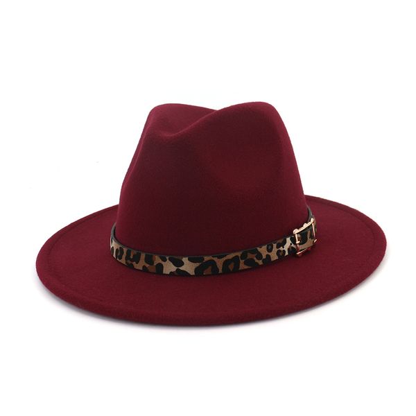 13 colors trend flat brim wool felt jazz fedora hats men women leopard grain leather band decor trilby panama formal hat, Blue;gray
13 colors trend flat brim wool felt jazz fedora hats men women leopard grain leather band decor trilby panama formal hat, Blue;gray