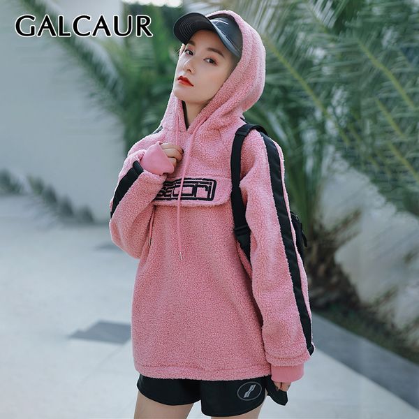 galcaur korean letter print wool women's sweatshirt hooded long sleeve plus size loose pullovers female 2019 autumn fashion new, Black
galcaur korean letter print wool women's sweatshirt hooded long sleeve plus size loose pullovers female 2019 autumn fashion new, Black