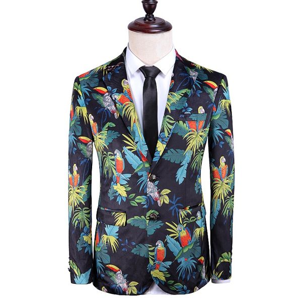men autumn printed slim fit blazer fashion boutique high-end blazer coat wedding groom party suit jacket stage singer costume, White;black
men autumn printed slim fit blazer fashion boutique high-end blazer coat wedding groom party suit jacket stage singer costume, White;black