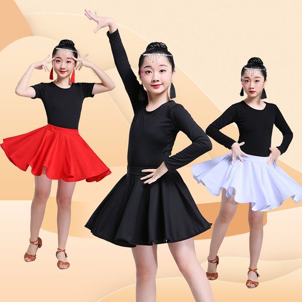 latin dance dress for girls salsa tango skirt ballroom dancing dress child competition dancewear kids dance costume cha cha, Black;red
latin dance dress for girls salsa tango skirt ballroom dancing dress child competition dancewear kids dance costume cha cha, Black;red