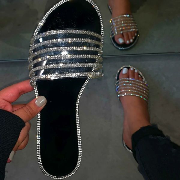 2020 banquet bling bling flat casual slippers outdoor wild sandals home durable beach flip flop sliver cross rhinestone slides, Black
2020 banquet bling bling flat casual slippers outdoor wild sandals home durable beach flip flop sliver cross rhinestone slides, Black