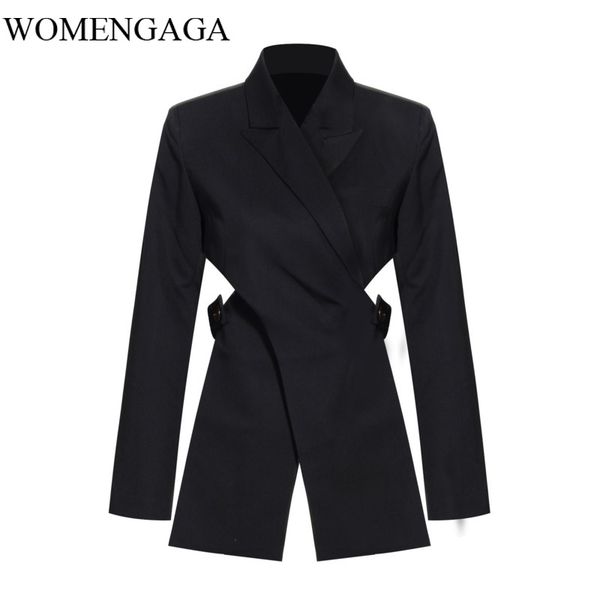 womengaga new spring 2020 womens black trendy cross design waistless short back niche design suit jacket womens q019, White;black
womengaga new spring 2020 womens black trendy cross design waistless short back niche design suit jacket womens q019, White;black