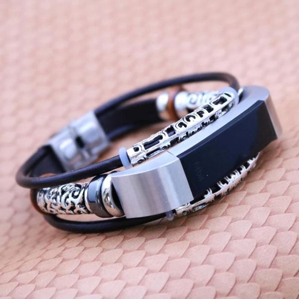 

leather bracelet alta/alta hr strap,retro, punk, rock, wild, individual,transform your into a stylish bracelet, Black;brown