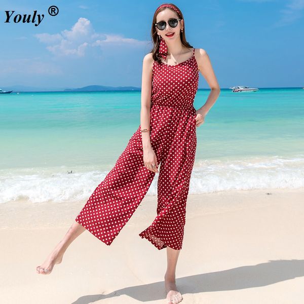 polka dot suspender jumpsuit pants 2020 women red bandage chiffon jumpsuits casual bodycon long section female pantsuits, Black;white
polka dot suspender jumpsuit pants 2020 women red bandage chiffon jumpsuits casual bodycon long section female pantsuits, Black;white