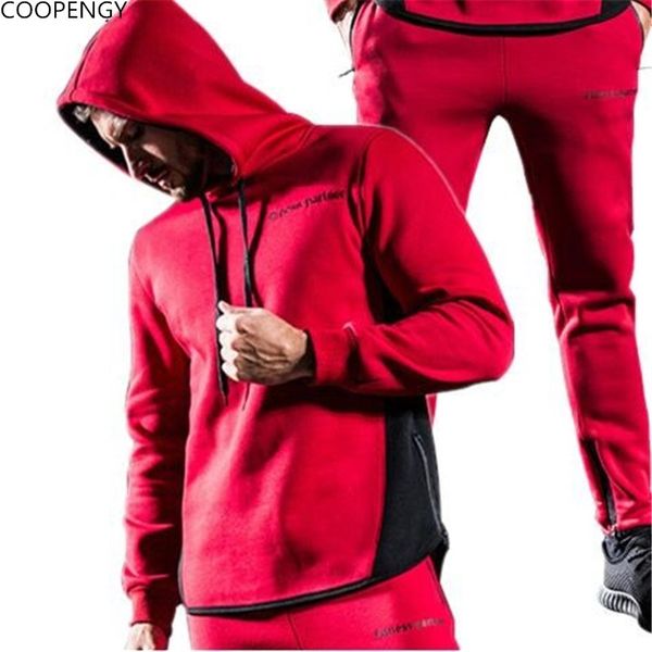 men's sets autumn winter new style warm long-sleeved suits hooded sweatshirt fashion stitching slim trousers thicken, Gray
men's sets autumn winter new style warm long-sleeved suits hooded sweatshirt fashion stitching slim trousers thicken, Gray