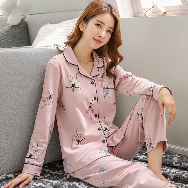 big size 3xl women cotton pajamas set long sleeve 2 pcs shirt&pant female 2pcs sleepwear nightwear casual pajamas suit, Black;red
big size 3xl women cotton pajamas set long sleeve 2 pcs shirt&pant female 2pcs sleepwear nightwear casual pajamas suit, Black;red