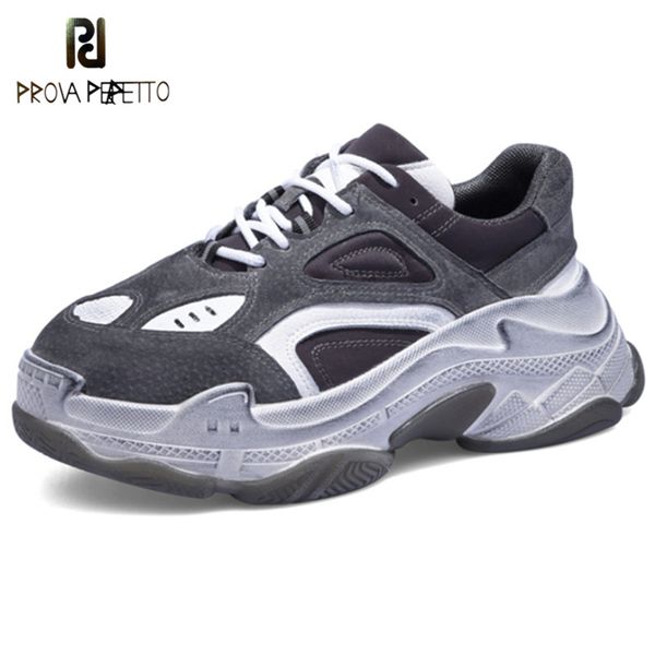 Prova perfetto Genuine Leather Retro Dirty Women Chunky Sneaker 2019 Fashion Vintage Women Dad Sneakers Thick Sole Shoes
Prova perfetto Genuine Leather Retro Dirty Women Chunky Sneaker 2019 Fashion Vintage Women Dad Sneakers Thick Sole Shoes