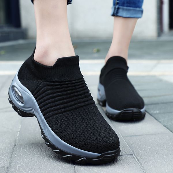 fashion woman tenis feminino breathable mesh tennis shoes height-increasing slip-on female sock sneakers thick bottom platforms
fashion woman tenis feminino breathable mesh tennis shoes height-increasing slip-on female sock sneakers thick bottom platforms