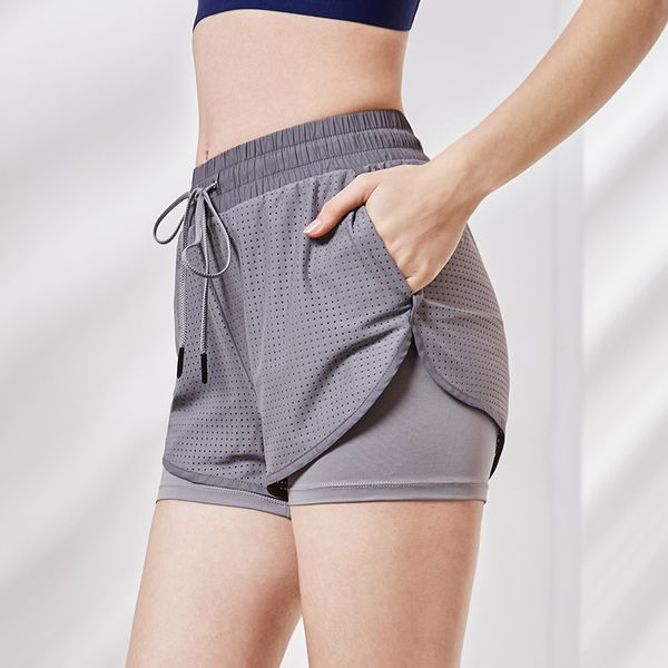 running shorts vansydical quick dry spandax yoga women gym sport for double layer leggings fitness, Black;blue
running shorts vansydical quick dry spandax yoga women gym sport for double layer leggings fitness, Black;blue