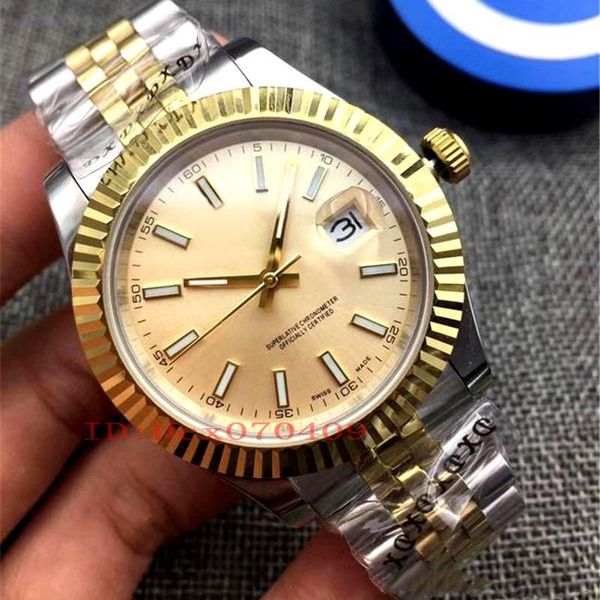 18 color luxury watch mechanical automatic watch men datejust stainless original clasppresident fashion desinger mens watches, Slivery;brown
18 color luxury watch mechanical automatic watch men datejust stainless original clasppresident fashion desinger mens watches, Slivery;brown