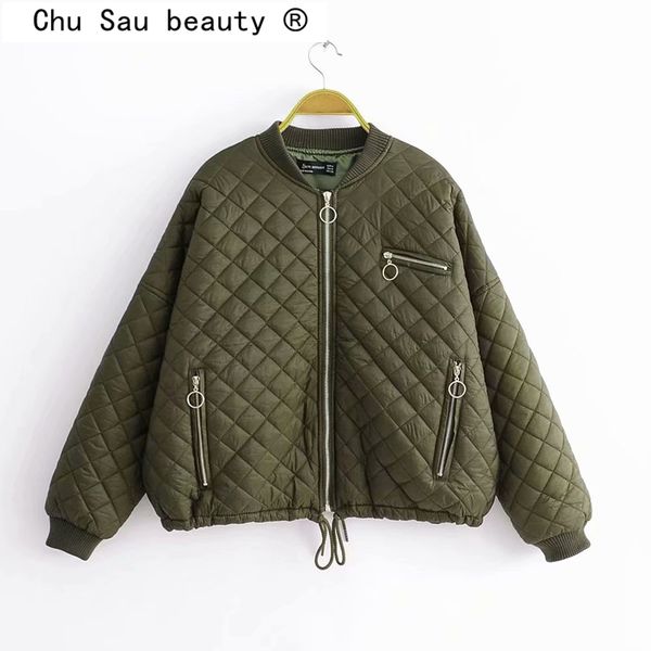 chu sau beauty 2019 new fashion plaid solid flying jackets women casual chic winter thick cotton parkas female warm overcoats, Black
chu sau beauty 2019 new fashion plaid solid flying jackets women casual chic winter thick cotton parkas female warm overcoats, Black