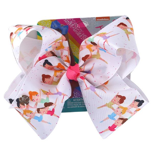 8" jojo siwa bows ballet hair clip cartoon dance hairgrips handmade ribbon hairpin fashion hair accessories for girls, Slivery;white
8" jojo siwa bows ballet hair clip cartoon dance hairgrips handmade ribbon hairpin fashion hair accessories for girls, Slivery;white