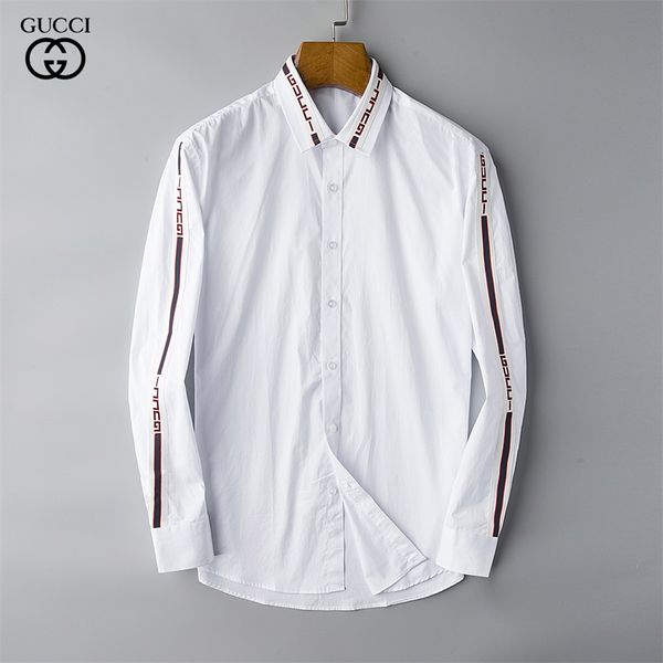 2019 new european and american spring and autumn men's fashion shirt fashionable trim plaid classic men's casual business shirt, s, White;black
2019 new european and american spring and autumn men's fashion shirt fashionable trim plaid classic men's casual business shirt, s, White;black