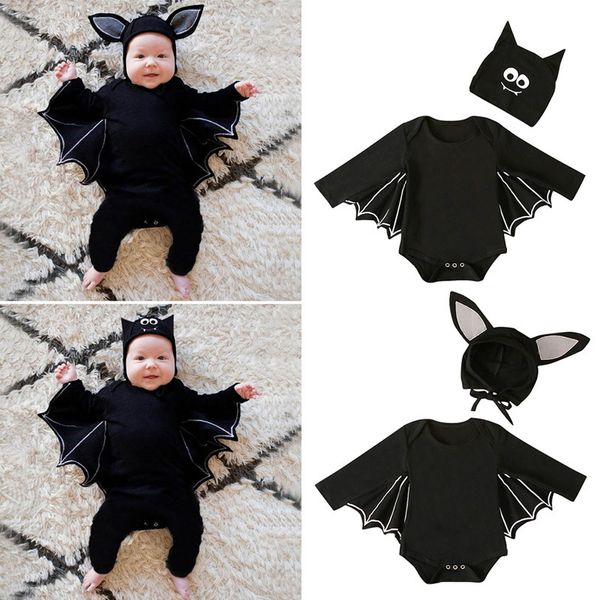 retail 4 styles baby halloween suit 2pcs outfits set bat(romper+cap) toddle infant long sleeve jumpsuit rompers children clothing set, Blue
retail 4 styles baby halloween suit 2pcs outfits set bat(romper+cap) toddle infant long sleeve jumpsuit rompers children clothing set, Blue