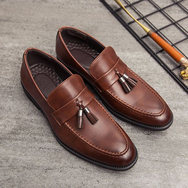 cimim business party formal shoes men dress new italy fashion casual leather shoes office men tassel loafers, Black
cimim business party formal shoes men dress new italy fashion casual leather shoes office men tassel loafers, Black