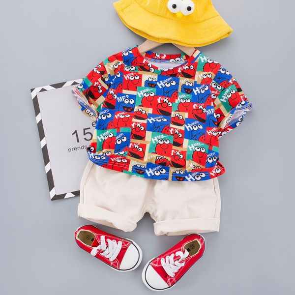 toddler baby boy girls clothing sets kids infant summer children clothes cotton cartoon print t-shirts+short pants set, White
toddler baby boy girls clothing sets kids infant summer children clothes cotton cartoon print t-shirts+short pants set, White
