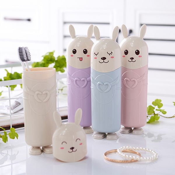 cute rabbit portable tooth brush container travel organizer toothbrush toothpaste protect holder storage box toothbrush holder bathroom sink
cute rabbit portable tooth brush container travel organizer toothbrush toothpaste protect holder storage box toothbrush holder bathroom sink