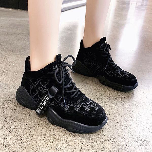 2019 spring and autumn new style korean-style platform casual shoes women's ins super fire athletic shoes flat versatile student, Black
2019 spring and autumn new style korean-style platform casual shoes women's ins super fire athletic shoes flat versatile student, Black