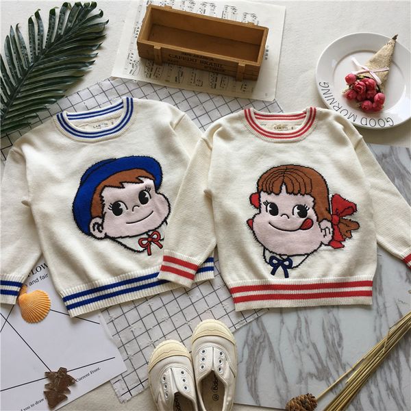 tonytaobaby осенняя одежда новый стиль детские дети вышивка чистый хлопок свитер детский свитер, Blue 
tonytaobaby осенняя одежда новый стиль детские дети вышивка чистый хлопок свитер детский свитер, Blue