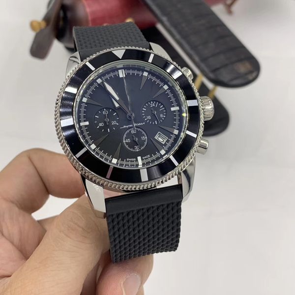 rotating fluted bezel superocean quartz chronometer mens watches durable rubber strap diver watch black dial index hour markers wristwatches, Slivery;brown
rotating fluted bezel superocean quartz chronometer mens watches durable rubber strap diver watch black dial index hour markers wristwatches, Slivery;brown
