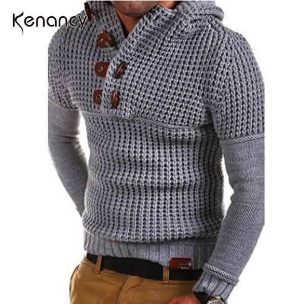 hemiks solid men's casual sweater autumn & winter hooded long sleeves male knitted pullovers horn buttons homme outerwear, White;black
hemiks solid men's casual sweater autumn & winter hooded long sleeves male knitted pullovers horn buttons homme outerwear, White;black