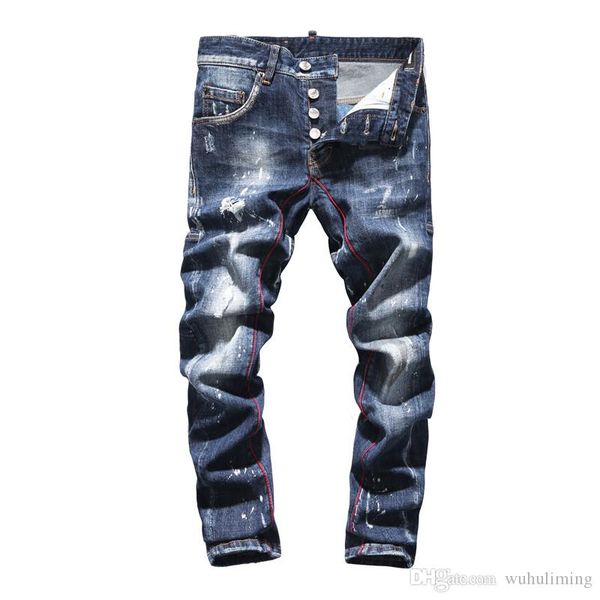 2020 mens designer jeansblue denim brand pants pour hommes jeans pour hommes hip hop men pants fear of god, Blue
2020 mens designer jeansblue denim brand pants pour hommes jeans pour hommes hip hop men pants fear of god, Blue