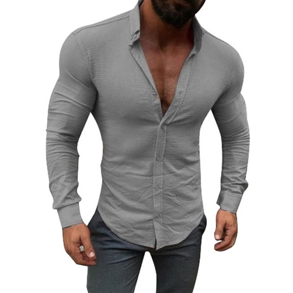 2020 new men's long sleeve tee shirt 4 color solid turn-down collar youth shirt loose casual round neck button, White;black
2020 new men's long sleeve tee shirt 4 color solid turn-down collar youth shirt loose casual round neck button, White;black