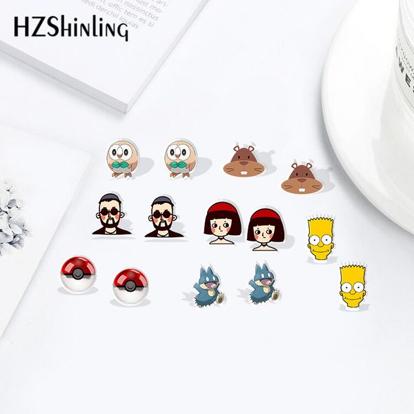 hzshinling new fashion hamster leon movie acrylic earrings shrinky dinks earrings resin earrings jewelry epoxy, Golden;silver
hzshinling new fashion hamster leon movie acrylic earrings shrinky dinks earrings resin earrings jewelry epoxy, Golden;silver