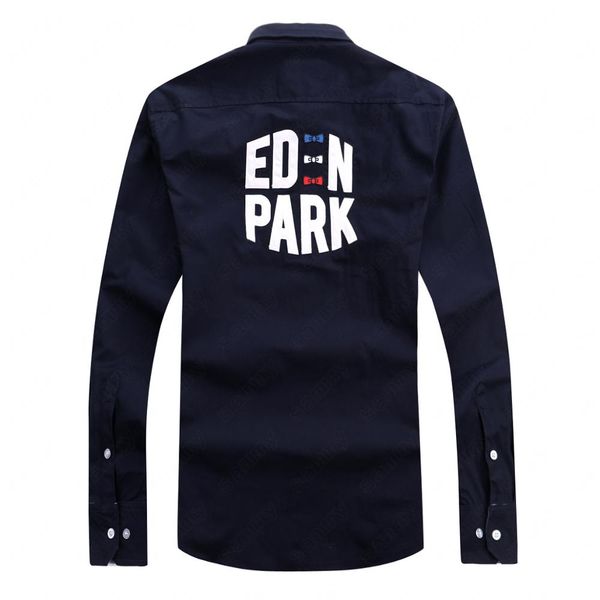 

new eden park homme shirt cotton nice quality france men shirt high embrodiery fashioni style big size  l xl xxl 3xl edenpark, White;black