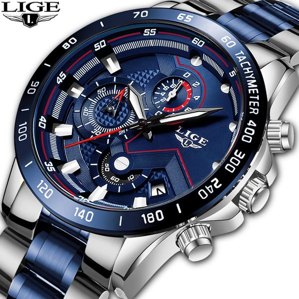 lige watches mens waterproof analogue clock fashion stainless steel waterproof luminous watch men casual sport relogio masculino, Slivery;brown
lige watches mens waterproof analogue clock fashion stainless steel waterproof luminous watch men casual sport relogio masculino, Slivery;brown