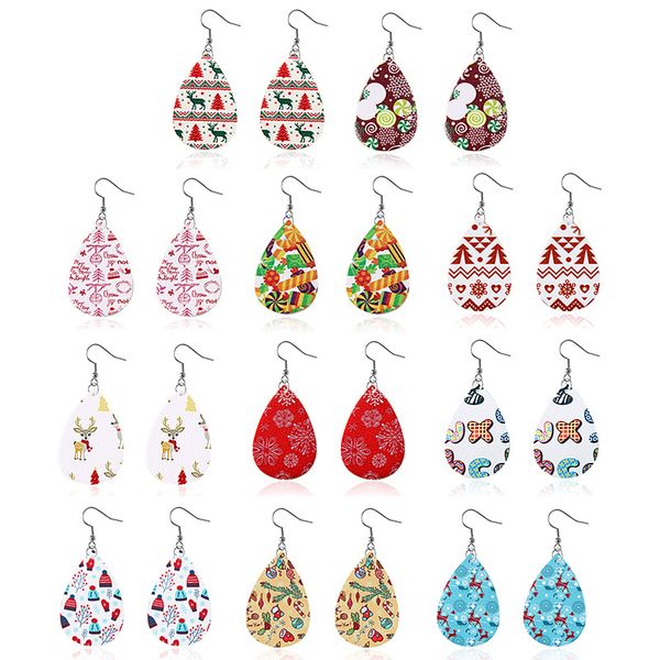 christmas halloween waterdrop pu leather earrings dangle snowflake trees elk drop ear hook pendant earring for women designer jewelry gifts, Silver
christmas halloween waterdrop pu leather earrings dangle snowflake trees elk drop ear hook pendant earring for women designer jewelry gifts, Silver