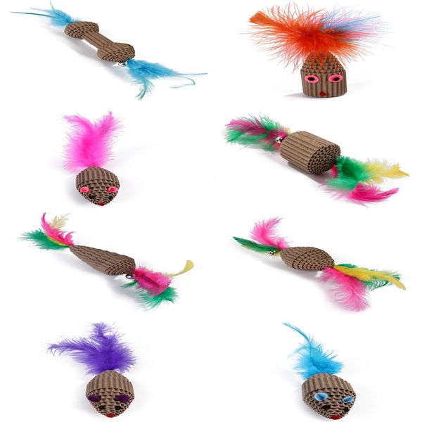 5 pcs/lot cat toys false mouse pet cat toys mini funny playing toys for cats with colorful corrugated paper mini mouse toy
5 pcs/lot cat toys false mouse pet cat toys mini funny playing toys for cats with colorful corrugated paper mini mouse toy