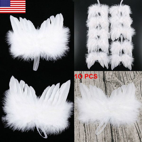 10pcs white feather wing lovely chic angel christmas tree decoration hanging ornament home/party/wedding ornaments
10pcs white feather wing lovely chic angel christmas tree decoration hanging ornament home/party/wedding ornaments