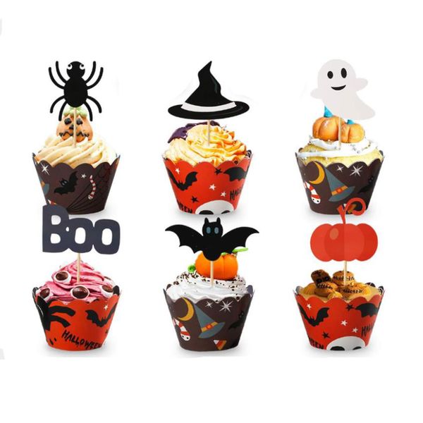 24/48pcs dessert wrappers decorative sticks halloween cake ers diy accessory cupcake decor party supplies
24/48pcs dessert wrappers decorative sticks halloween cake ers diy accessory cupcake decor party supplies