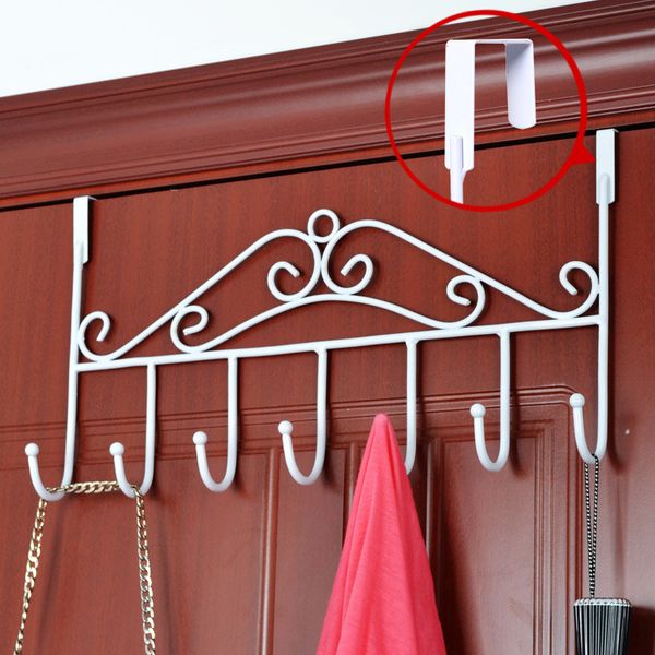 over door hanger with 7 hooks metal over the door towel hook for coats belt key bag cloth jacketshanging storage rack organizer
over door hanger with 7 hooks metal over the door towel hook for coats belt key bag cloth jacketshanging storage rack organizer