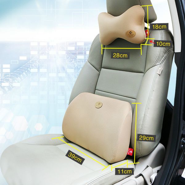 car headrest lumbar suit car neck pillow 3d memory cotton b interior supplies