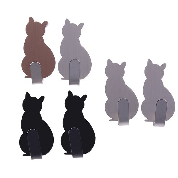 2pcs/lot clothes storage rack tool cat tail shaped decorative holder kitchen wall door metal hook key hanger
2pcs/lot clothes storage rack tool cat tail shaped decorative holder kitchen wall door metal hook key hanger