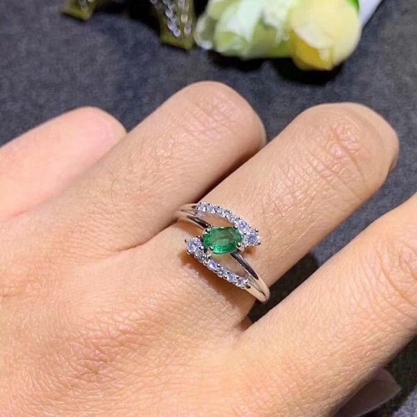 natural emerald ring 925 sterling silver 4*6mm gemstone fine jewelry cj191219, Slivery;golden
natural emerald ring 925 sterling silver 4*6mm gemstone fine jewelry cj191219, Slivery;golden