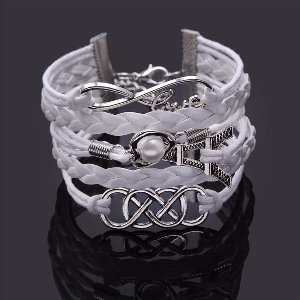 wholesale-new fashion jewelry infinite double leather multilayer charm bracelet factory price for woman jewelry wholesale wild, Golden;silver
wholesale-new fashion jewelry infinite double leather multilayer charm bracelet factory price for woman jewelry wholesale wild, Golden;silver
