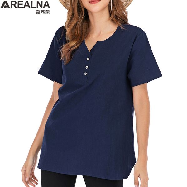 casual womens and blouses 2019 summer plus size cotton blouse women fashion short sleeve women's shirt blusas camisas mujer, White
casual womens and blouses 2019 summer plus size cotton blouse women fashion short sleeve women's shirt blusas camisas mujer, White